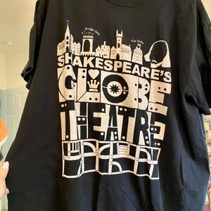 Black Shakespeare's Globe Theatre T-Shirt
